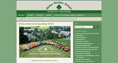 Desktop Screenshot of baumpflege-richter.de